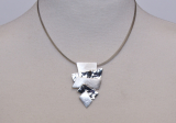 45 cm necklace silver modern is art