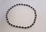 Shellperals bracelet Black/silver