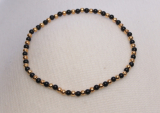 Shellperals bracelet Black/Gold