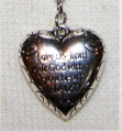 Charm-002 heart with writing