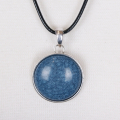 MJ-04 silver Dark blue medallion