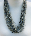 48 cm lace necklace Silver	