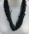 48 cm lace necklace Black	
